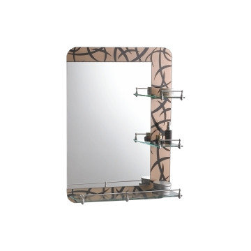 632А Accoona Зеркало 80×60 с 3 полочками