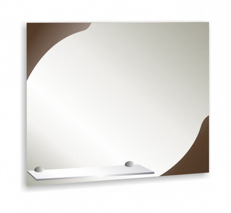 Зеркало "Лотос" 48×55 с полочкой