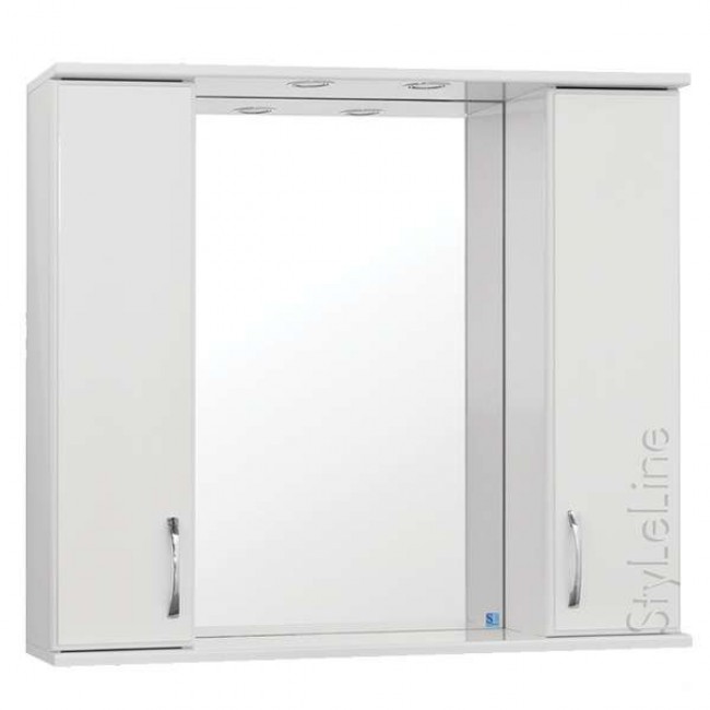 SL Зеркальный шкаф "ПАНДА 900/С" с подсветкой