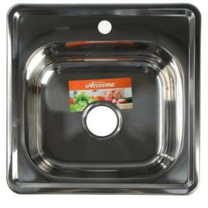 AB4848 Accoona Мойка 48/48 0,6 ГЛЯНЕЦ 3,5" (1/15)