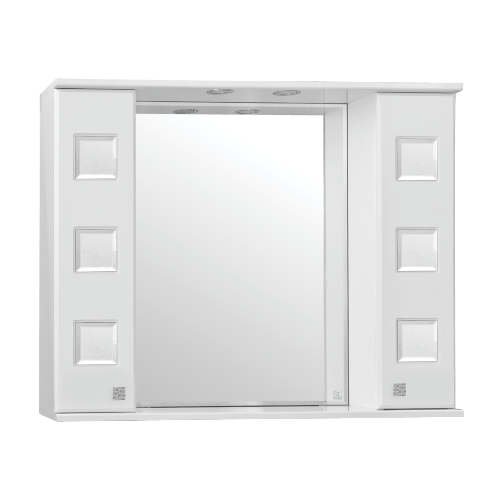 SL Зеркальный шкаф "КРОКУС 1000/С" с подсветкой