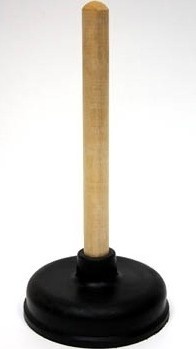 Вантуз цилиндрический малый с деревянной ручкой 5-0008 (100)