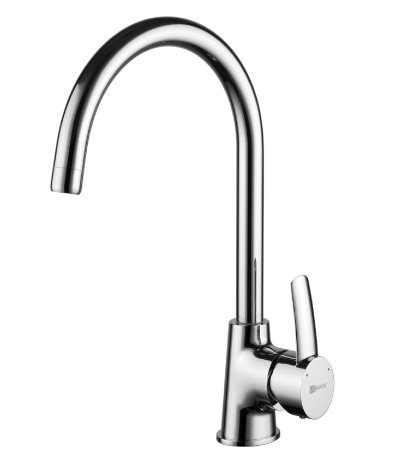 LM3255C Атлантисс Смеситель для кухни с высоким поворотным изливом, хром LEMARK