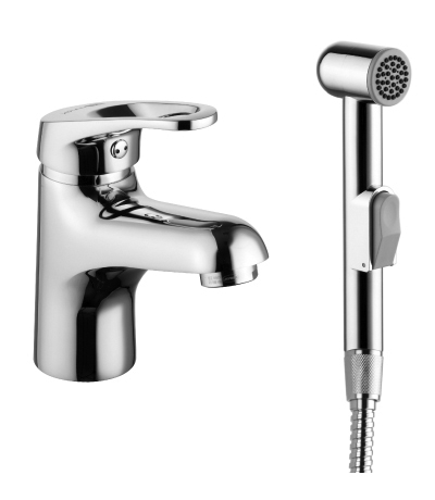 LM3116C Омега Смеситель для умывальника и биде, хром LEMARK