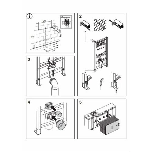 LI Инсталляция OLI 80 ECO Sanitarblock mechanic 886914