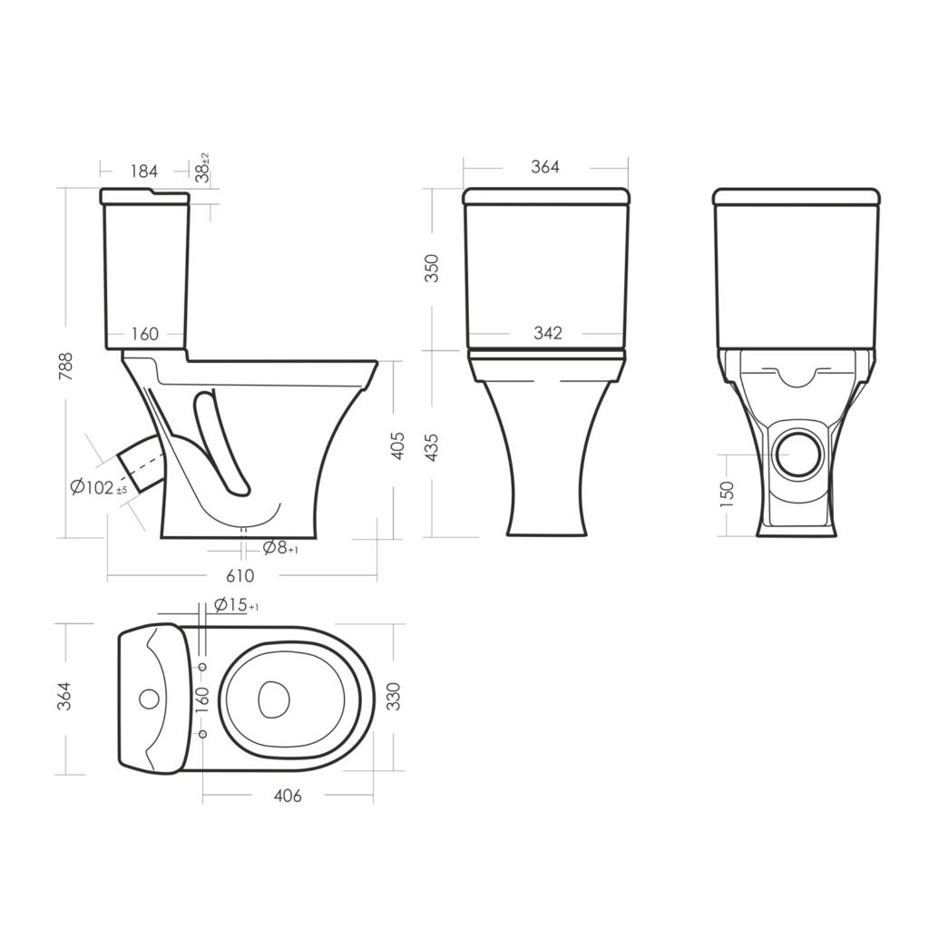 Унитаз-компакт «Нева» белый СТАНДАРТ /Самара/